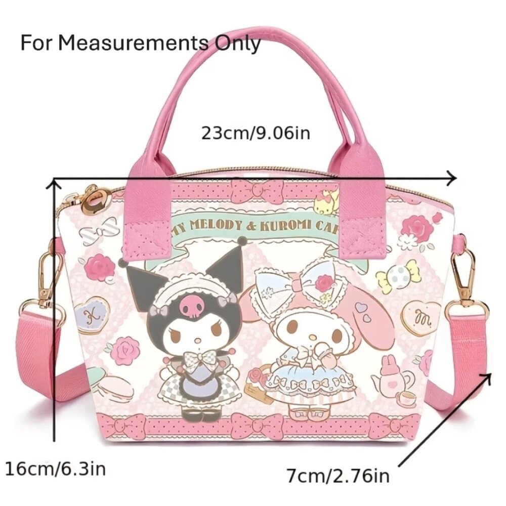 Hello Kitty Apple Handbag Crossbody Purse Cute Cartoon Shoulder Bag Women Girls - Picture 3 of 3